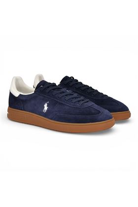 Sneaker uomo Polo R.L. in camoscio colore blu. POLO RALPH LAURENT | 809978008-001